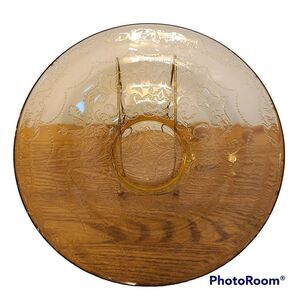 Federal Glass Co. Madrid Golden Glow Depression Glass 11" Footed Console Bowl